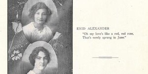 A page from an early twentieth-century ASU yearbook.