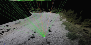 Image of remote sensing device in action.