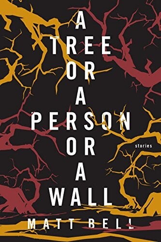 Cover of A Tree or a Person or a Wall by Matt Bell