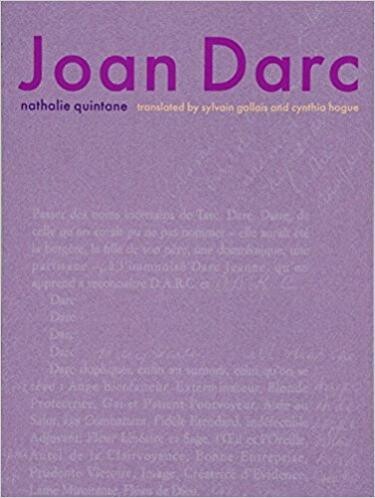 Joan Darc co-translated by Cynthia Hogue