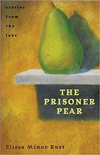 Cover of "The Prisoner Pear" featuring a painting of a pear on a shelf