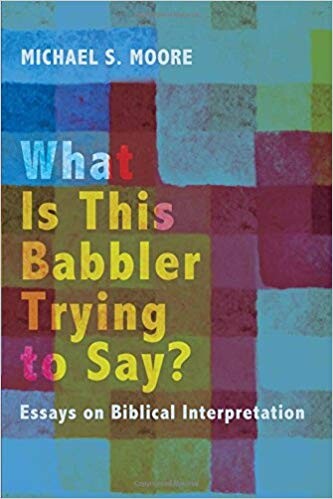 Cover of "What Is This Babbler Trying to Say?" featuring a colored patchwork background