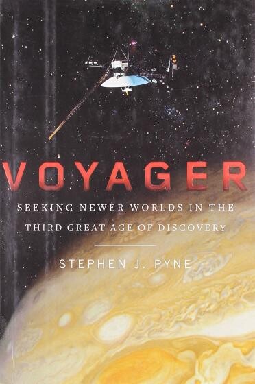 Cover of "Voyager" featuring an image of the spacecraft