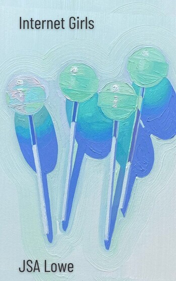 Acrylic painting of lollipops