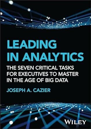 Cover of "Leading in Analytics"