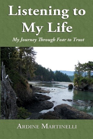 Cover of "Listening to My Life" featuring a photo of a lake