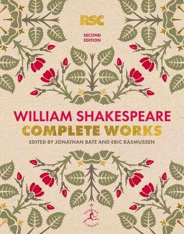 Cover of "William Shakespeare Complete Works," co-edited by Jonathan Bate.