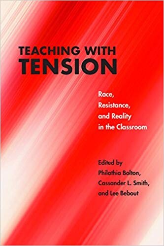 Cover of "Teaching with Tension" featuring a bright red background