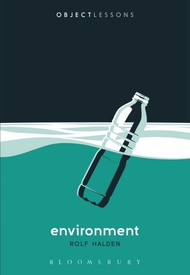 book cover of plastic water bottle floating in water