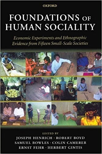 Cover of "The Foundations of Human Sociality"