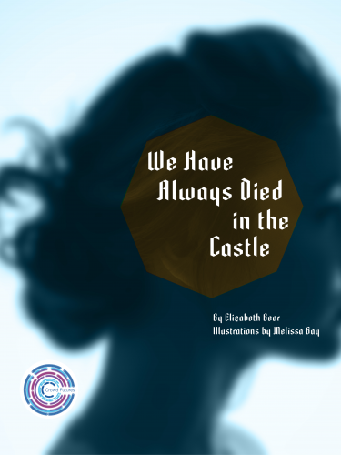 Cover of "Crowd Futures: We Have Always Died in the Castle" book, showing a woman's head in silhouette.