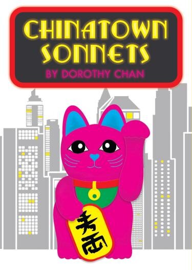 Cover of "Chinatown Sonnets" featuring an illustration of a cat