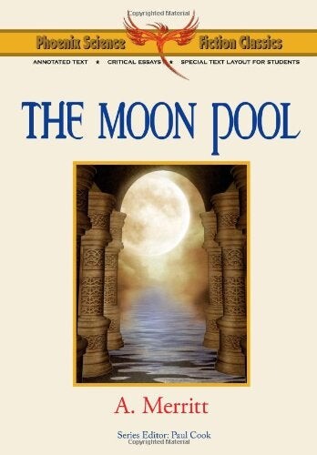 Cover of "The Moon Pool" featuring a moon above a pool