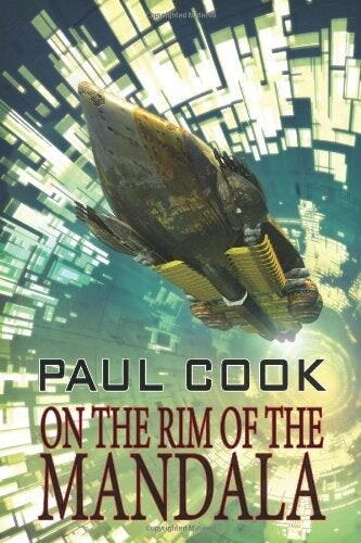 Cover of "On the Rim of the Mandala" featuring a spaceship