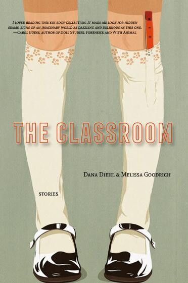 Cover of "The Classroom" featuring an illustration of a girl's legs with knee-high socks