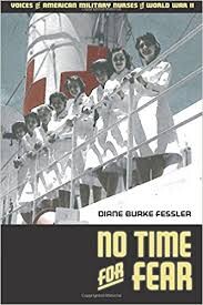 Cover of "No Time for Fear" featuring nurses standing at a ship's railing