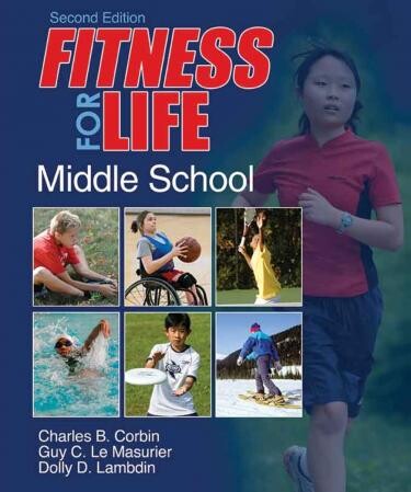 textbook cover: Fitness for Life: Middle School (2nd. ed.)