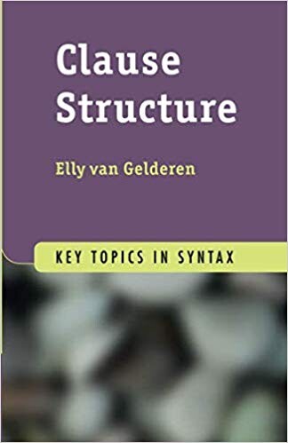 Cover of "Clause Structure" featuring a purple background