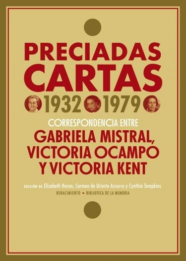 Cover of Preciadas Cartas (1932-1979) co-edited by Elizabeth Horan