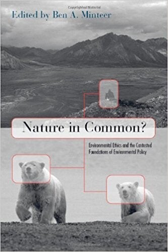 Cover of "Nature in Common?" featuring photos of bears and landscapes