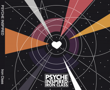 Book cover with heart-shape in middle with text "Psyche Inspired Iron Class"