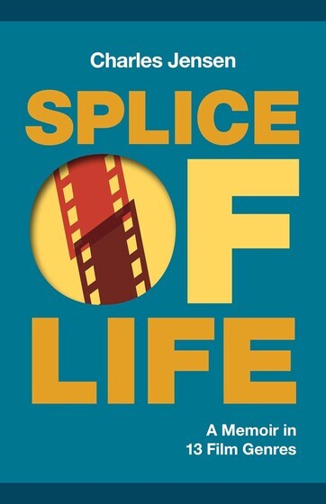 Film strip in the title of "Splice of Life" shown in yellow Helvetica font