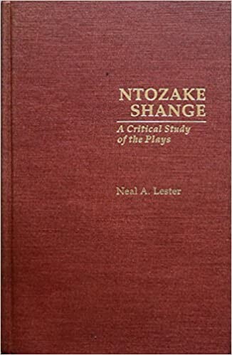 Cover of Ntozake Shange by Neal A. Lester