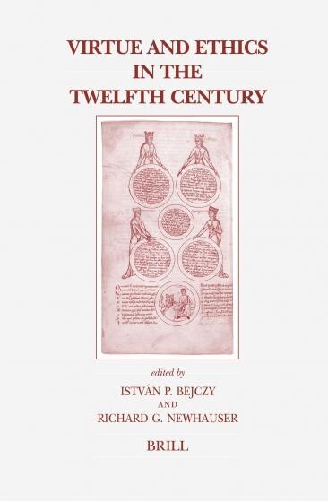Cover of "Virtue And Ethics in the Twelfth Century" featuring a medieval illustration