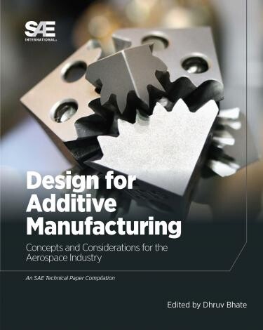 Cover for Design for Additive Manufacturing featuring metal pieces