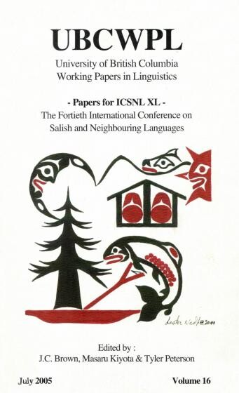 Cover of ICSNL XL edited by Brown, Kiyota and Peterson