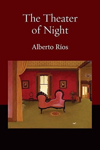 Cover of "Theater of Night" featuring an illustration of a red and green living room