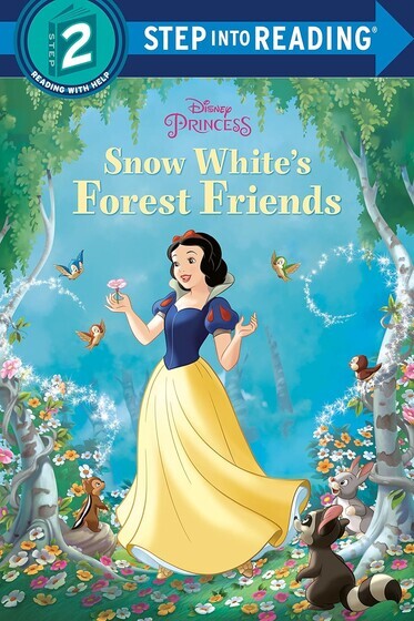 Image of Snow White, disney princess, in a forest