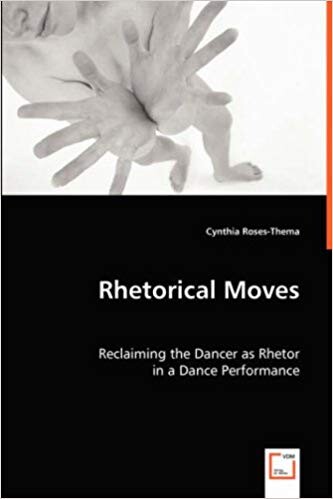 Cover of "Rhetorical Moves" featuring a man holding up his hands