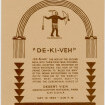 "De-Ki-Veh" [Souvenir Program]