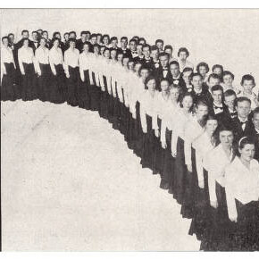 [Brochure for the 1936 Tour of ASTC A Cappella Choir, Page 1 of 3-Front Cover]