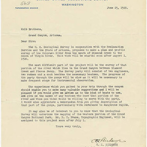 Letter to Kolb Brothers from C. H. Birdseye, June 25, 1920