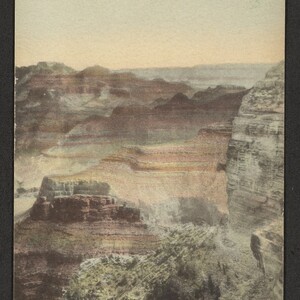 Color postcard titled, "East from (Hopi) Rowe Point".