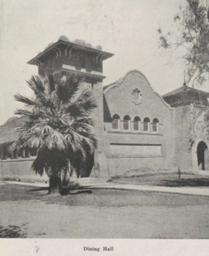Dining Hall at Phoenix Indian School in 1931-1932 
