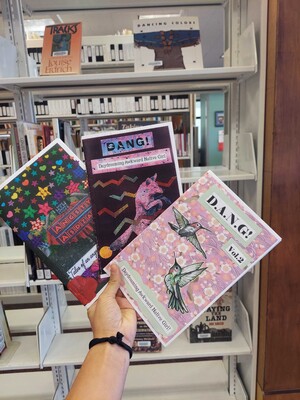 Photo of Zines from Amber McCrary, Navajo Zinester.