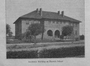 Academic Building at Phoenix Indian School 1924