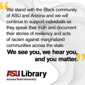 Black Lives Matter ASU Library Statement