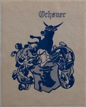 Ochsner bookplate detail