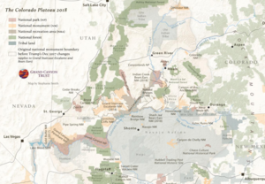 Grand Canyon Trust Map of the Colorado River (2018 edition)