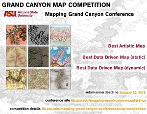 Grand Canyon Map Competition Flyer. See link for downloadable pdf version.