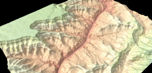 Digital 3D model of Havasupai quandrangle, Grand Canyon