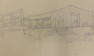 Osmon residence sketch