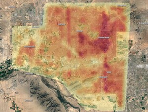 Phoenix Metro LiDAR-Derived Tree Point Heatmap
