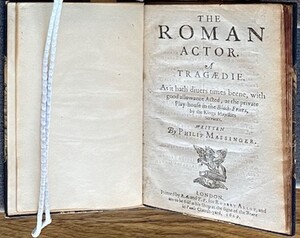Massinger Roman Actor title page