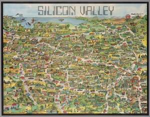 Map of Silicon Valley