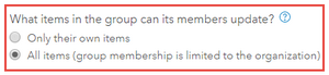 Items members can update